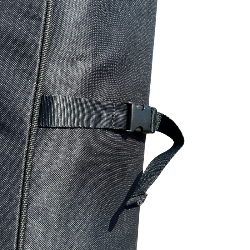 MOCHILA NEGRA PELADA DETALLE 4 MOCHILA SUP DE TRANSPORTE DISEÑO NEBULA NEGRA - Imagen 6